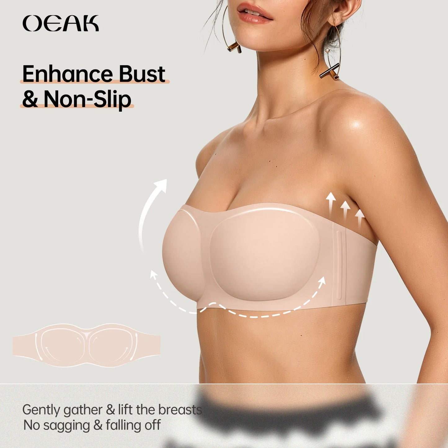 Fleroma™ Strapless Invisible Bra