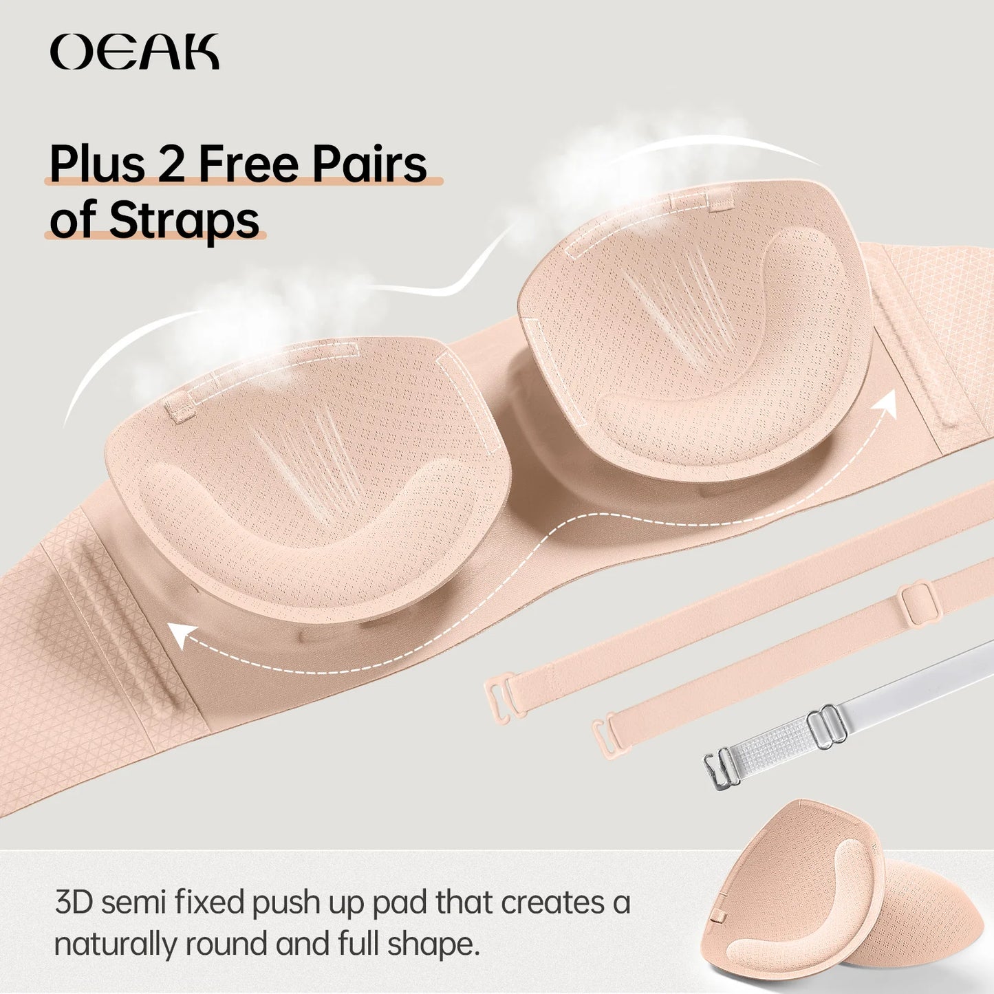 Fleroma™ Strapless Invisible Bra